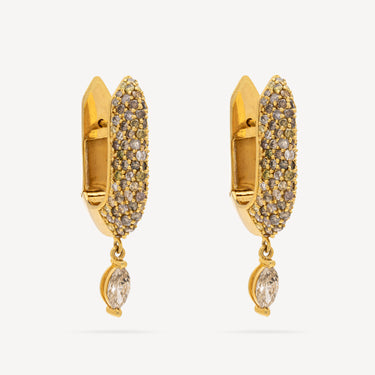 Stardust Fancy Colored Marquise Diamond Earrings