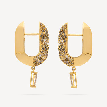 Stardust Fancy Colored Marquise Diamond Earrings