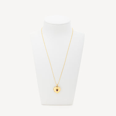 Collier Lily Ruby Locket