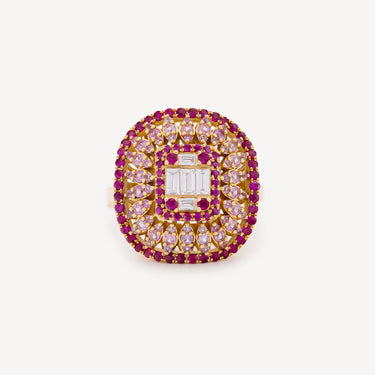 Bague Mirage Cocktail Rose