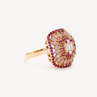 Bague Mirage Cocktail Rose