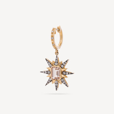 Boucle d'Oreille Starbust Morganite