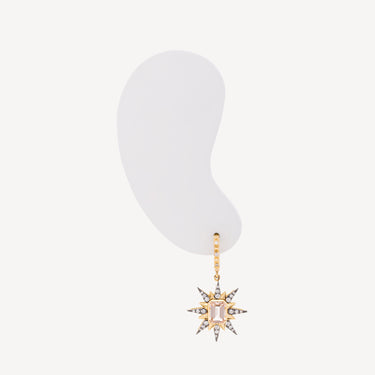 Boucle d'Oreille Starbust Morganite