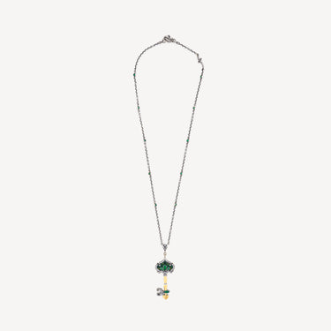 Collier Clé Emeraude Diamants