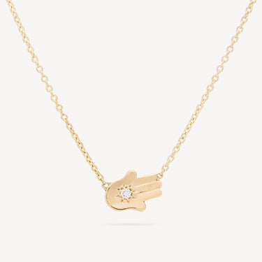 Collier Hamsa Diamonds