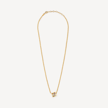 Collier Diamantine Square Saphirs Diamants