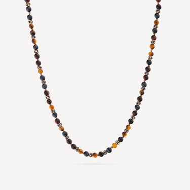 Collier Gumy Argent Oeil de Tigre