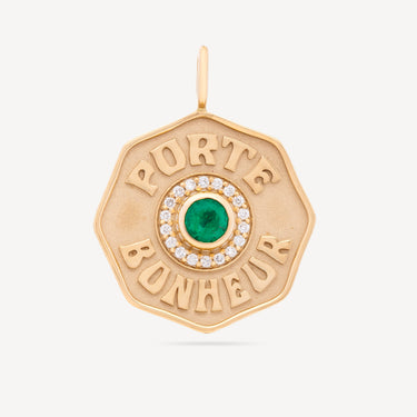LARGE PB CHARM GROUP B EM DIA PENDANT
