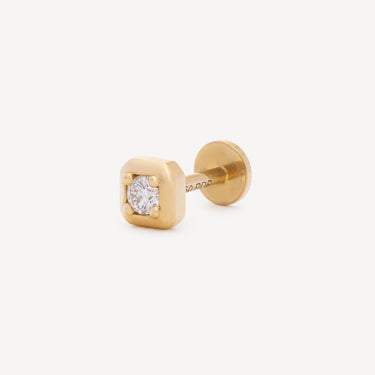 Ava Diamond and Gold Earring