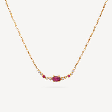 Collier Seraphina Wing Rubis