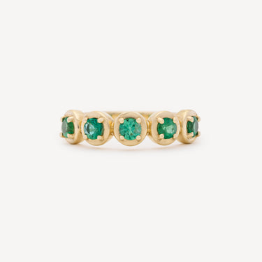 Bague Round 5 Emerald Cloud Or Jaune