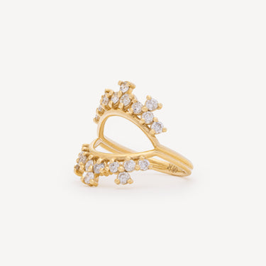 Sara Diamond Ring Yellow Gold
