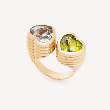 Bague Stacey Green Amethyst Peridot
