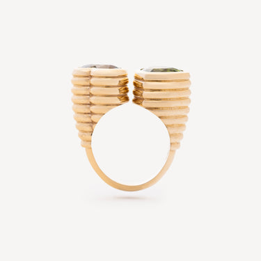 Bague Stacey Green Amethyst Peridot