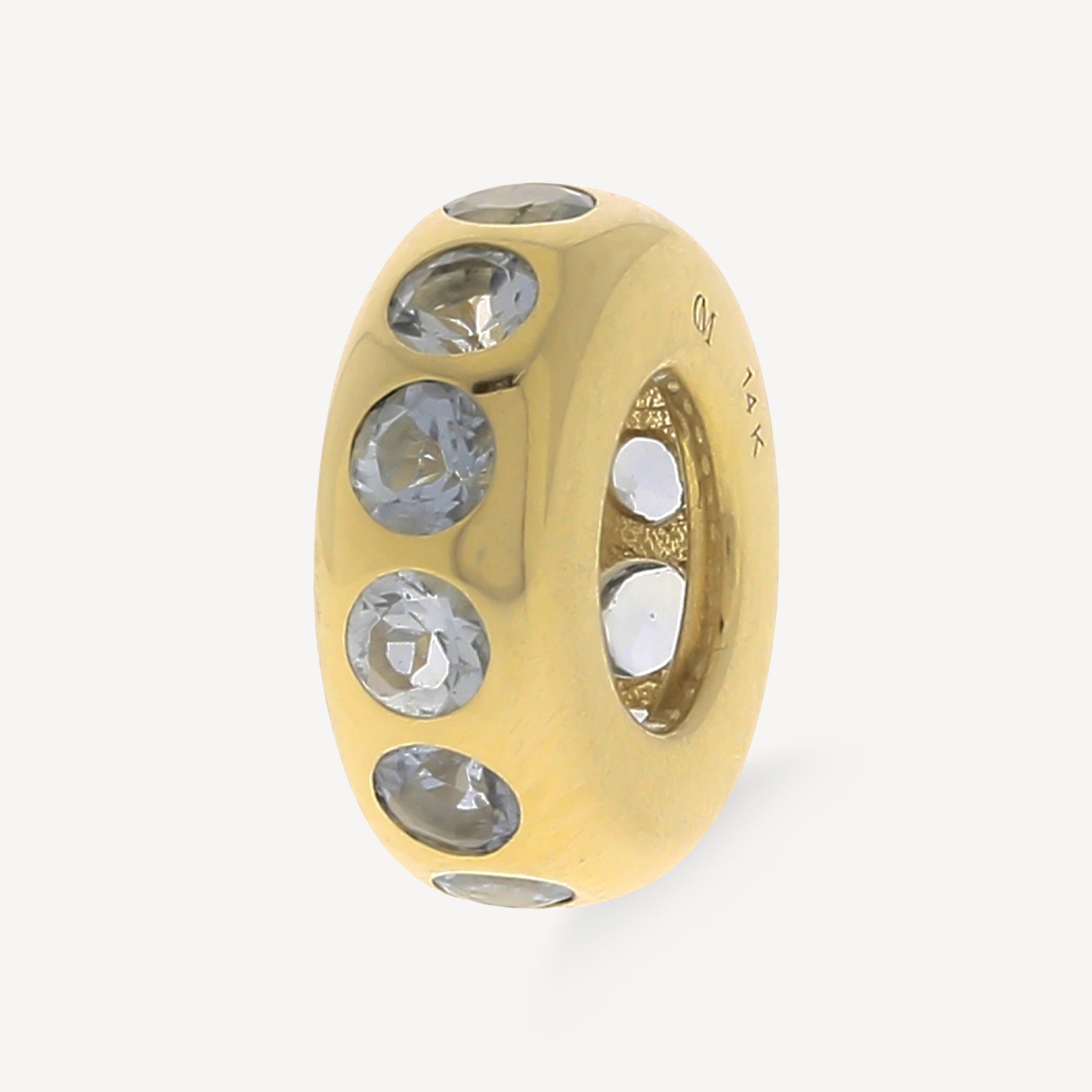 Charm Small Aquamarine Story Bead