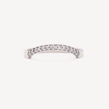 Tal Diamond Ring in White Gold