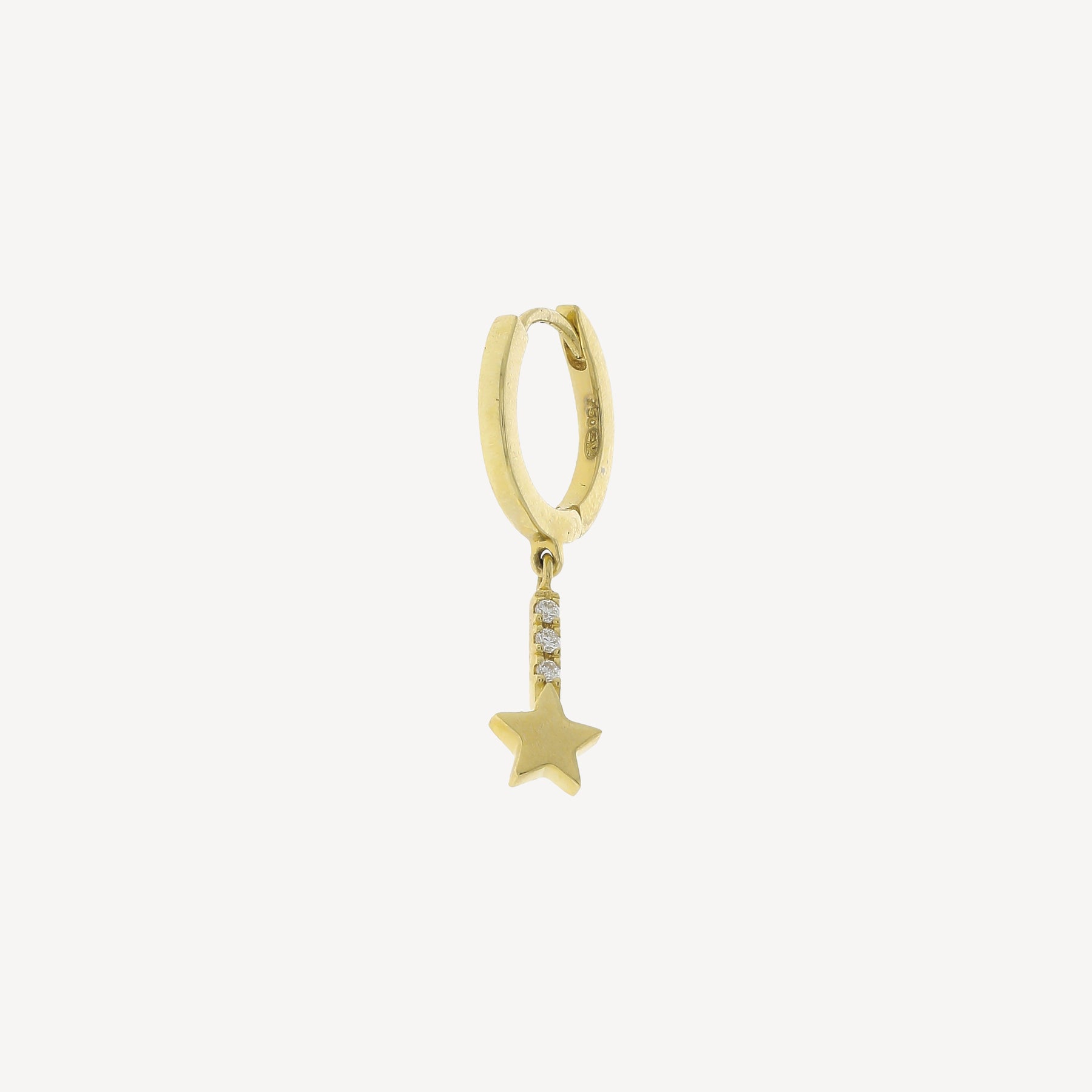 Créole Tout Or et Etoile Diamant