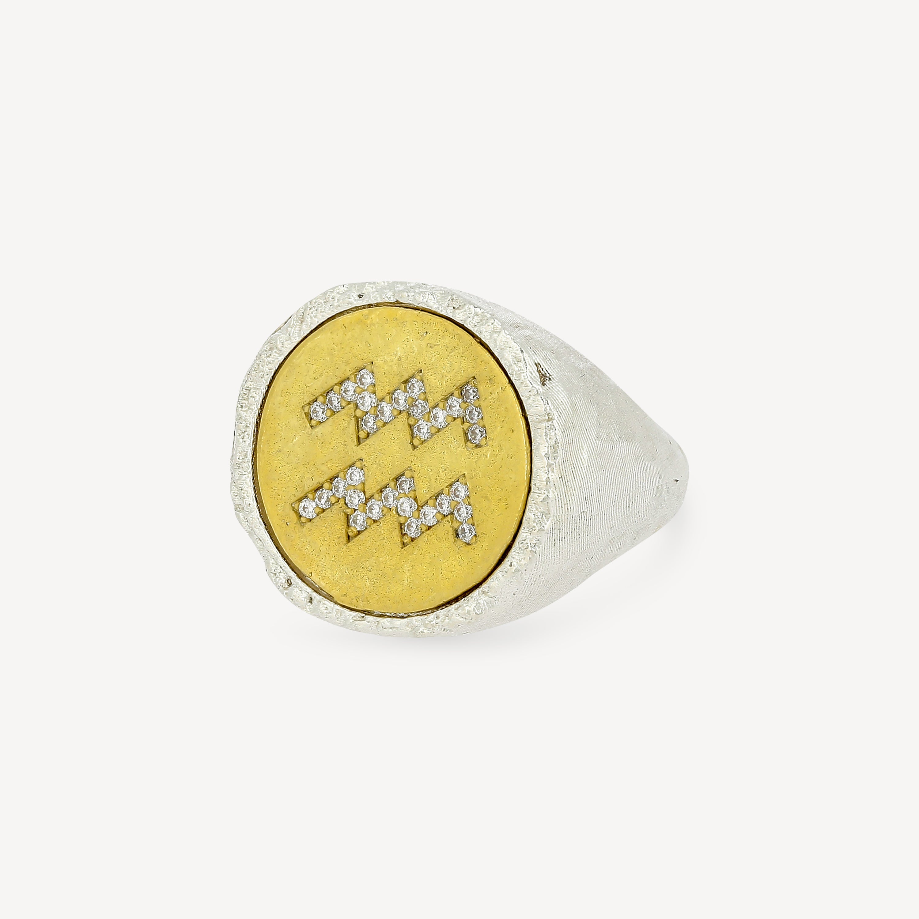 Aquarius Zodiac Ring