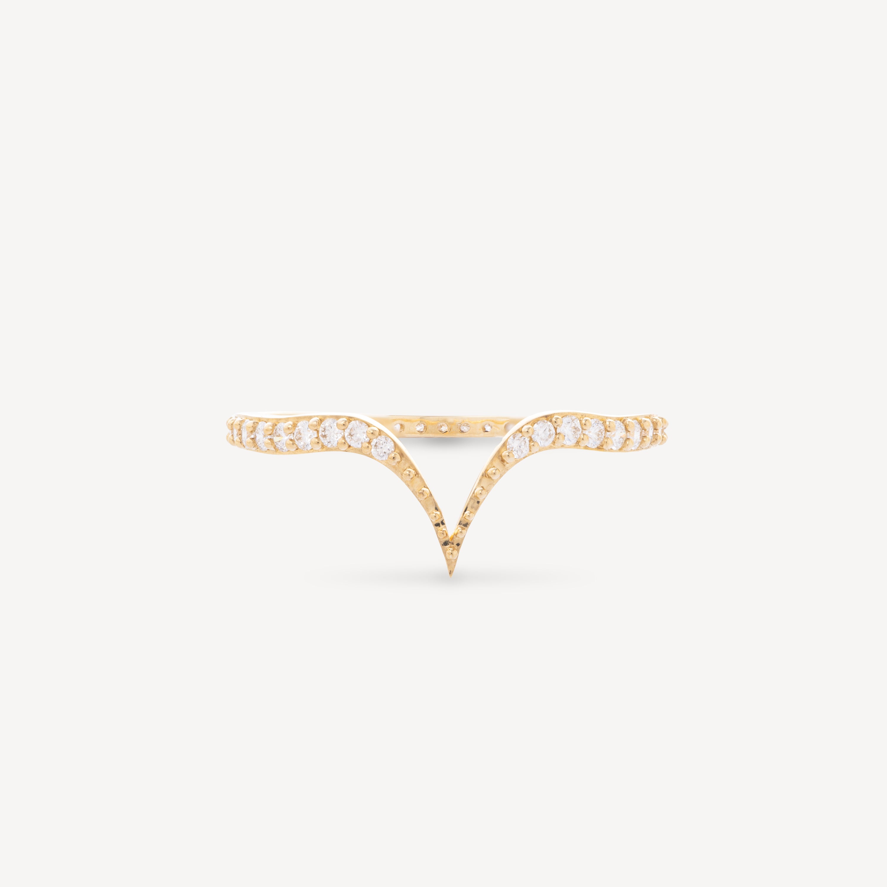 Fbari Stackable Single Diamond Ring