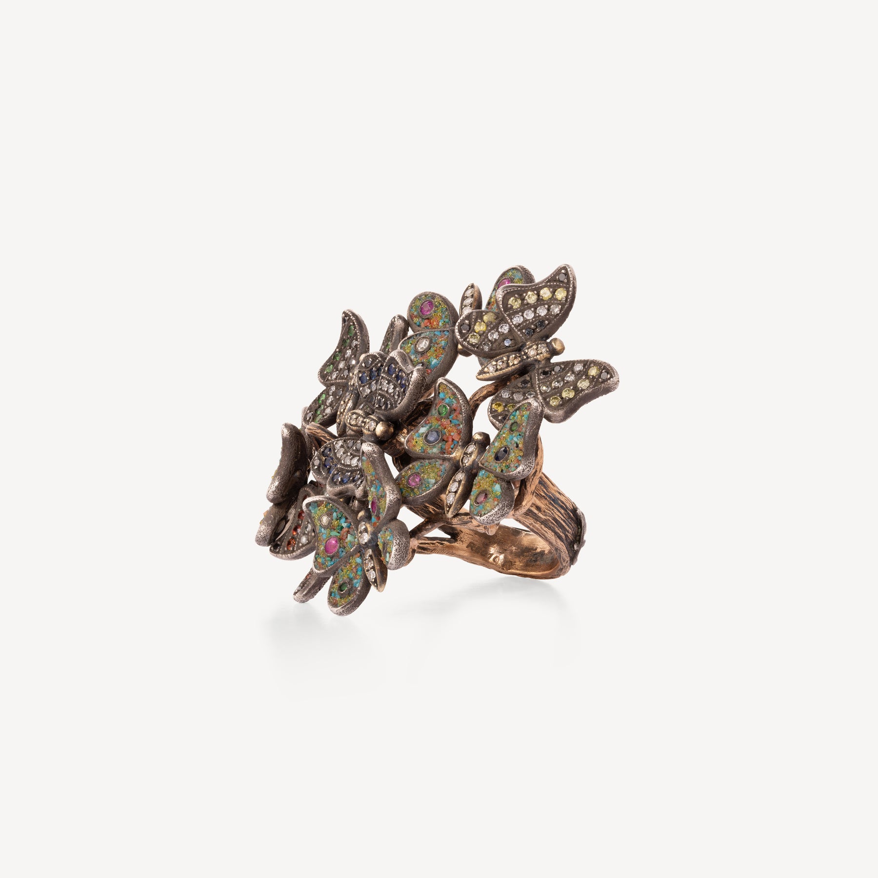 Bague Papillons Diamantés