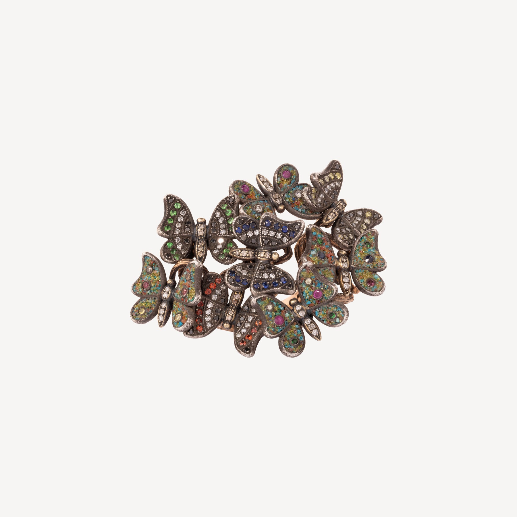 Bague Papillons Diamantés