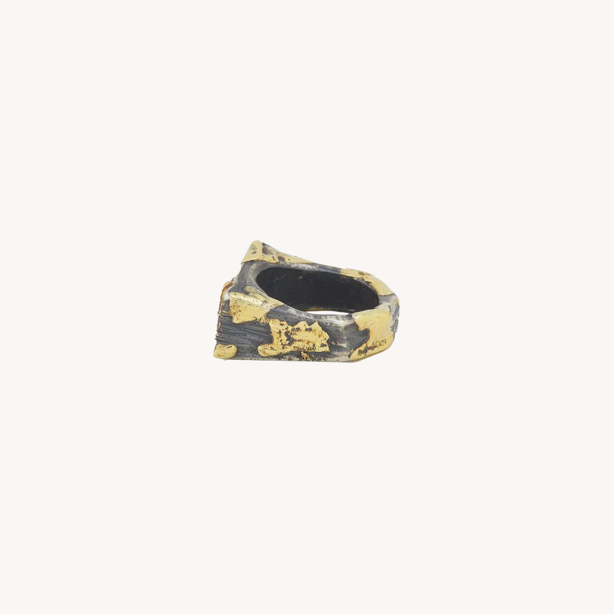 Yellow Gold and Emerald Rectangle Ring
