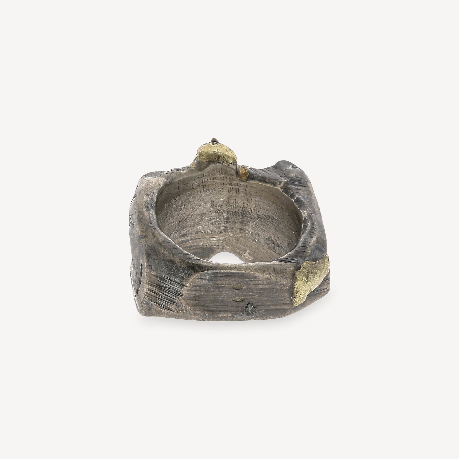 Bague Rubis Argent et Or Jaune