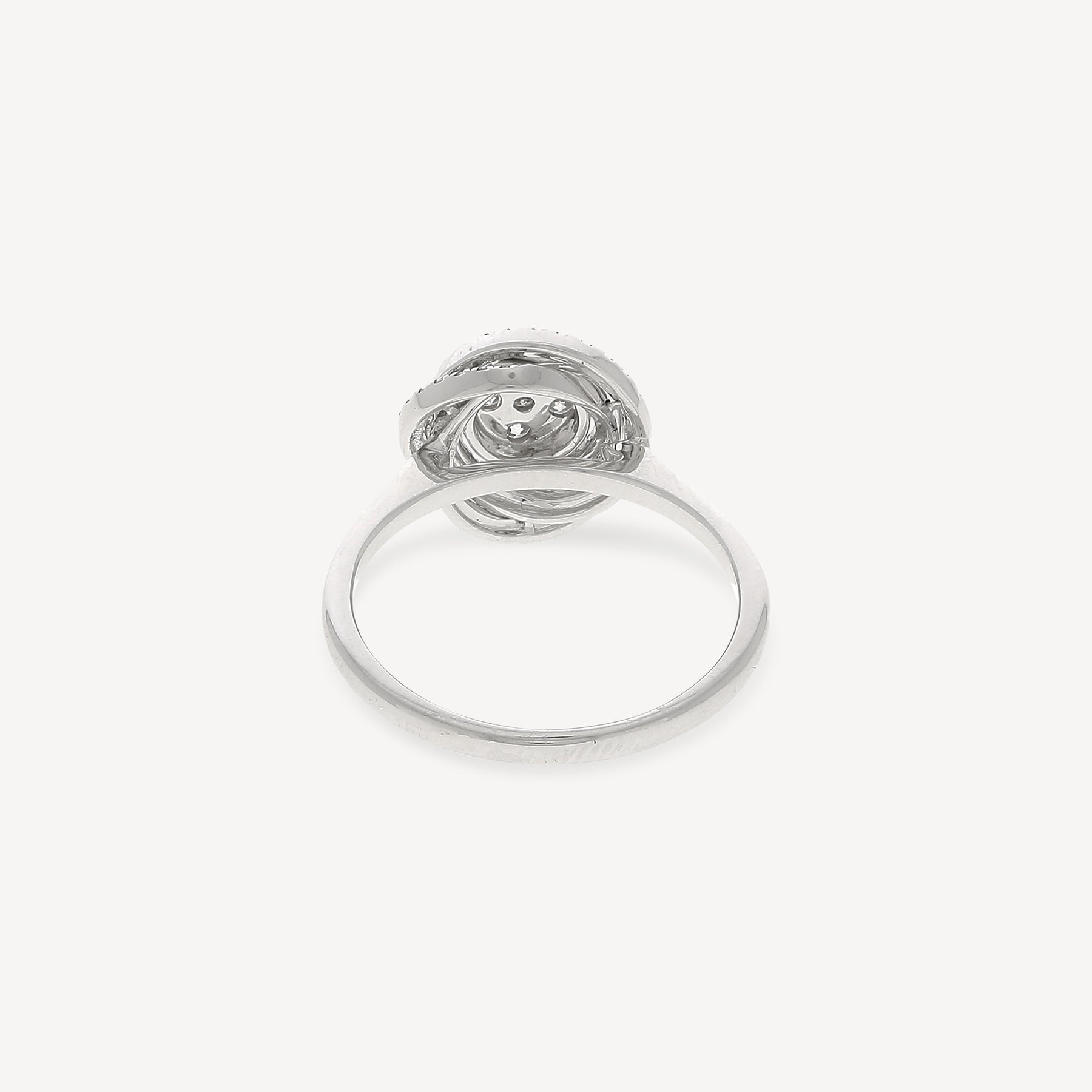 Bague Or Blanc et Diamants 0.40cts