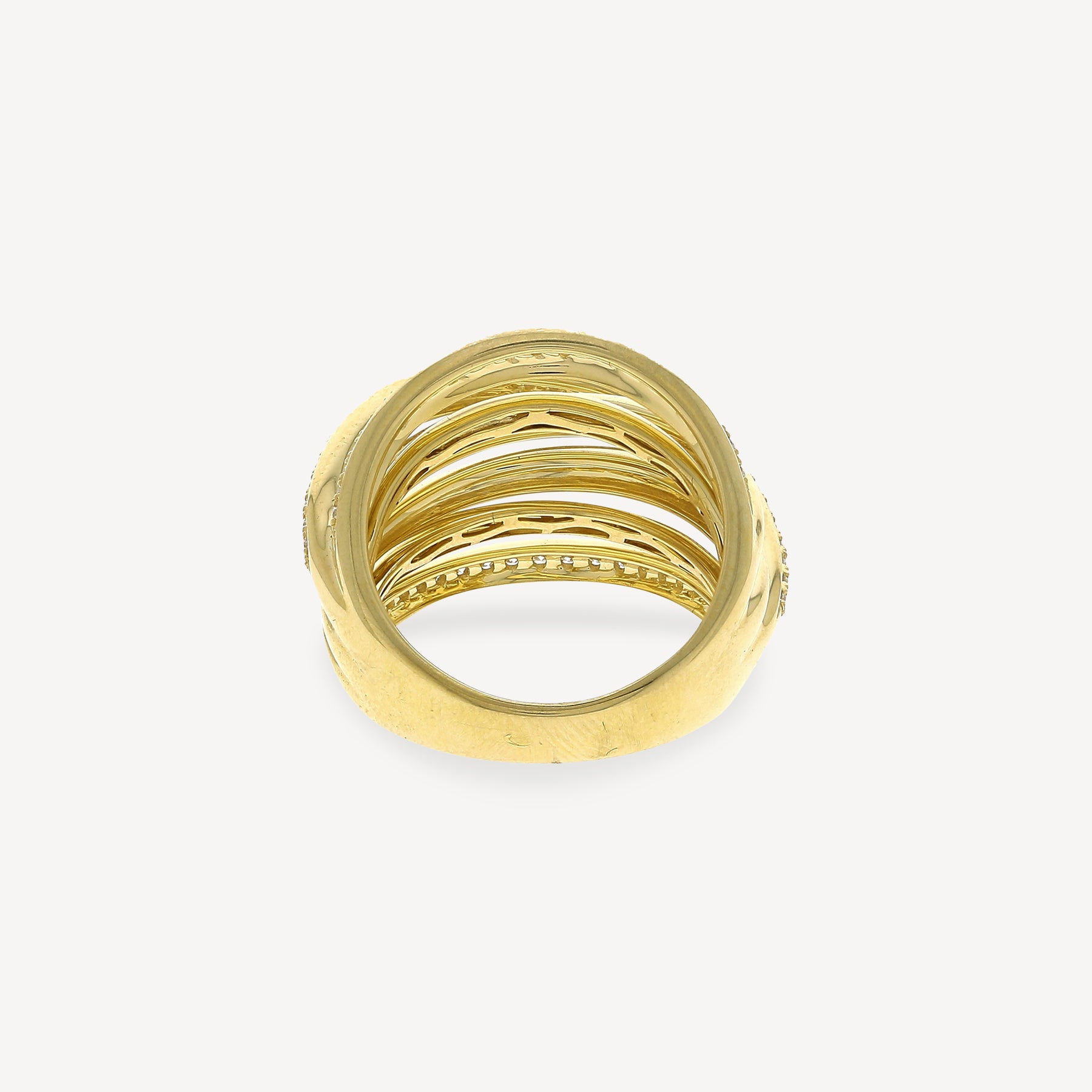 Bague Or Jaune et Diamants