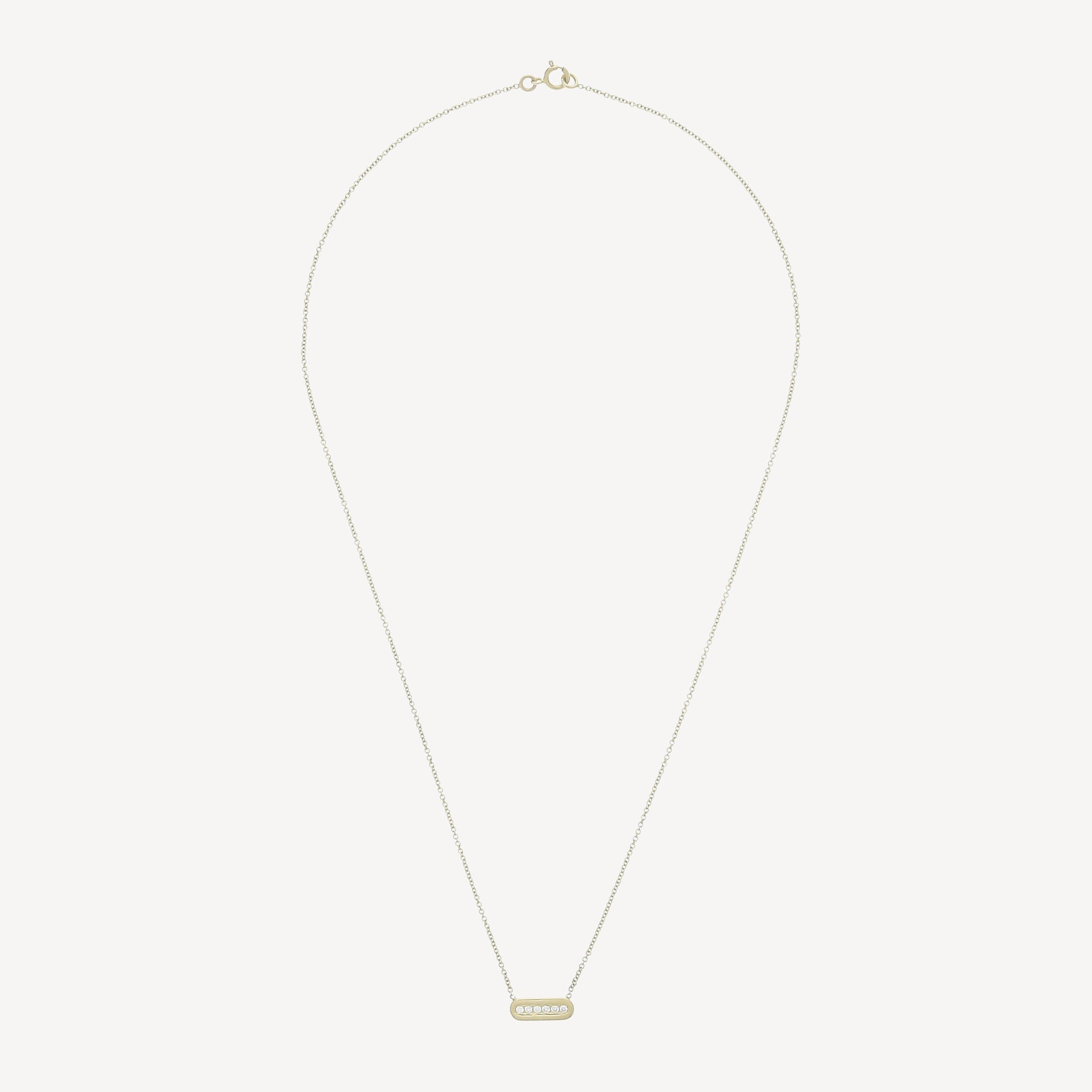 Collier Or Jaune et Diamants