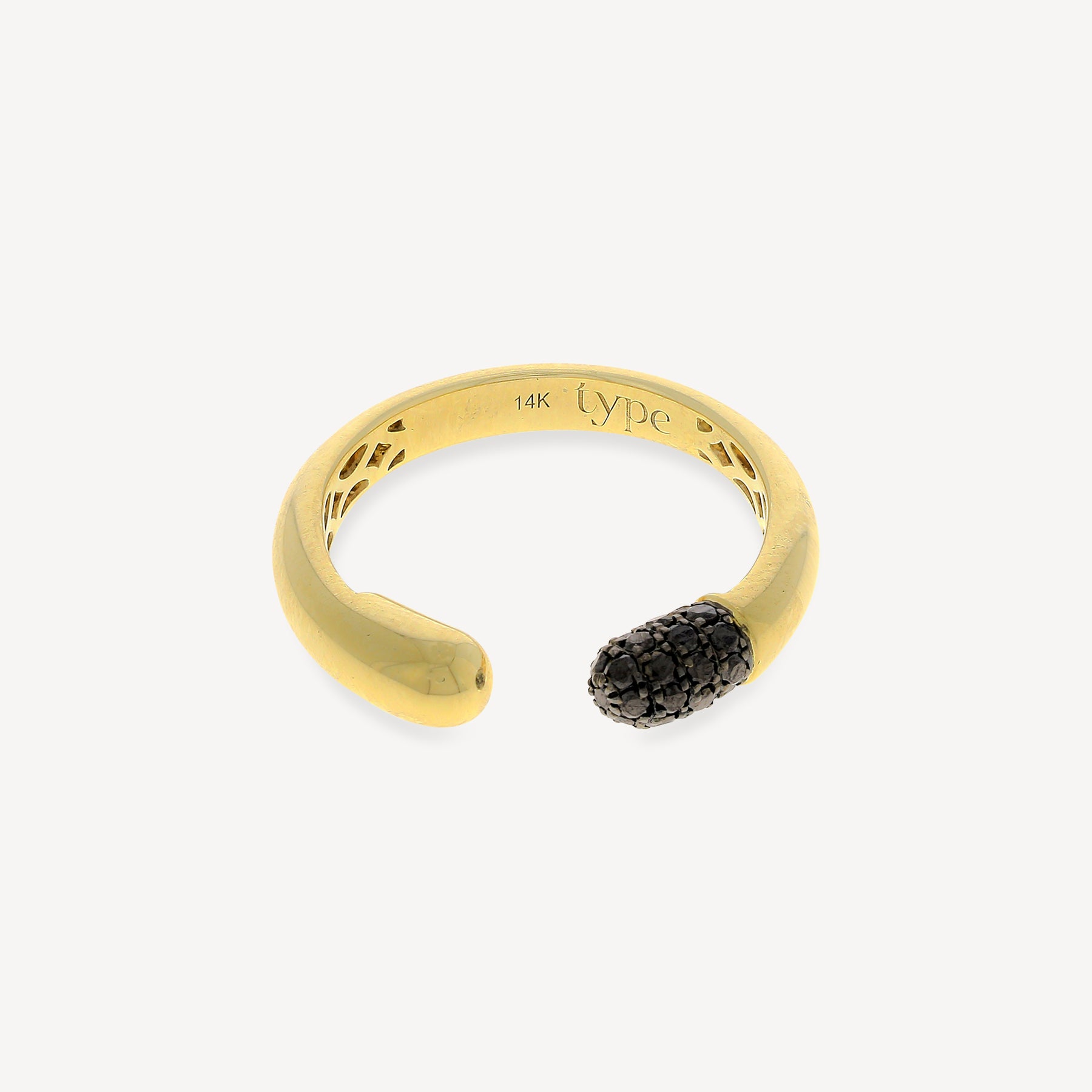 Bague Black Diamond Tube