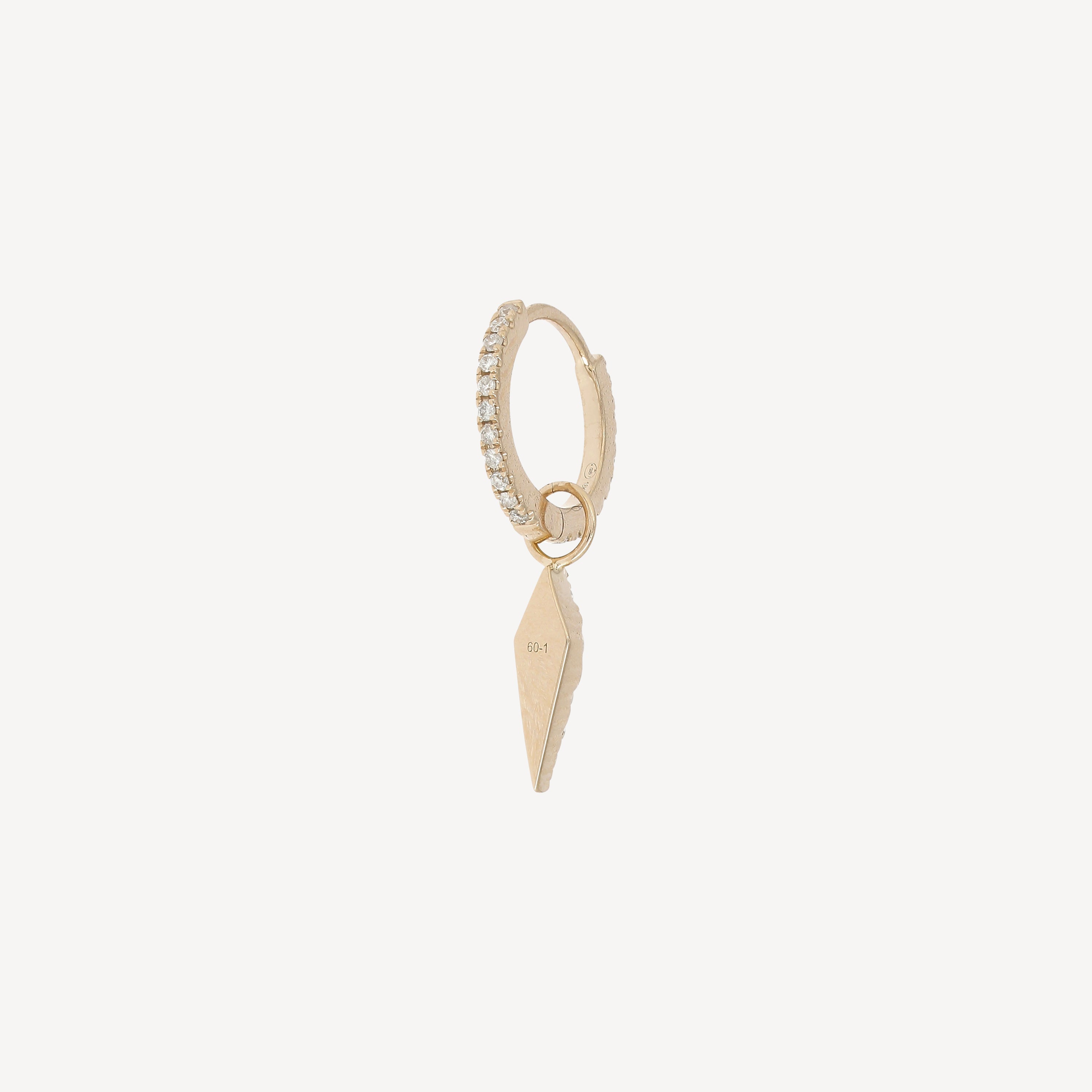 Delight and Sharp Rose Gold Earring