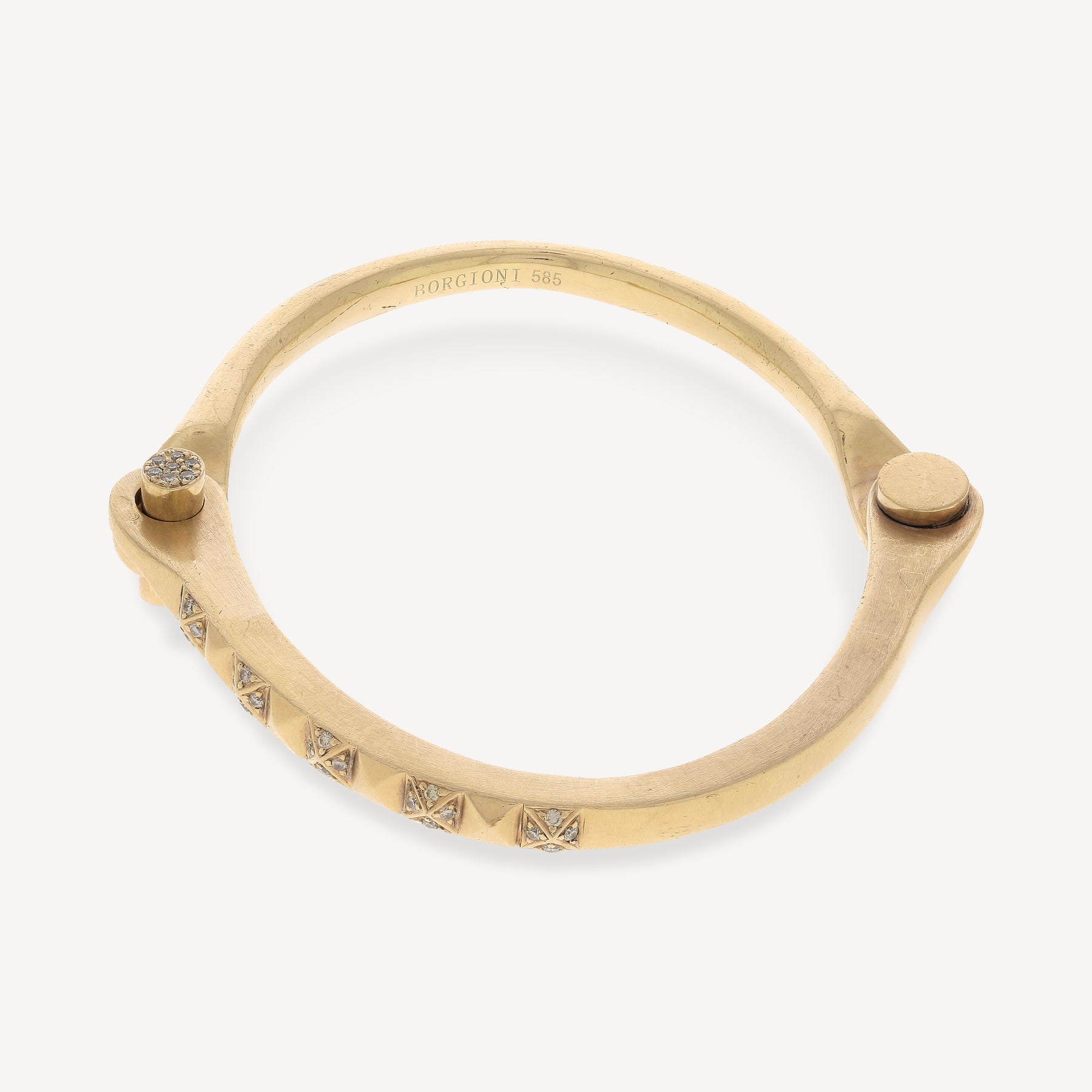 Bracelet Brown Diamond Pyramid