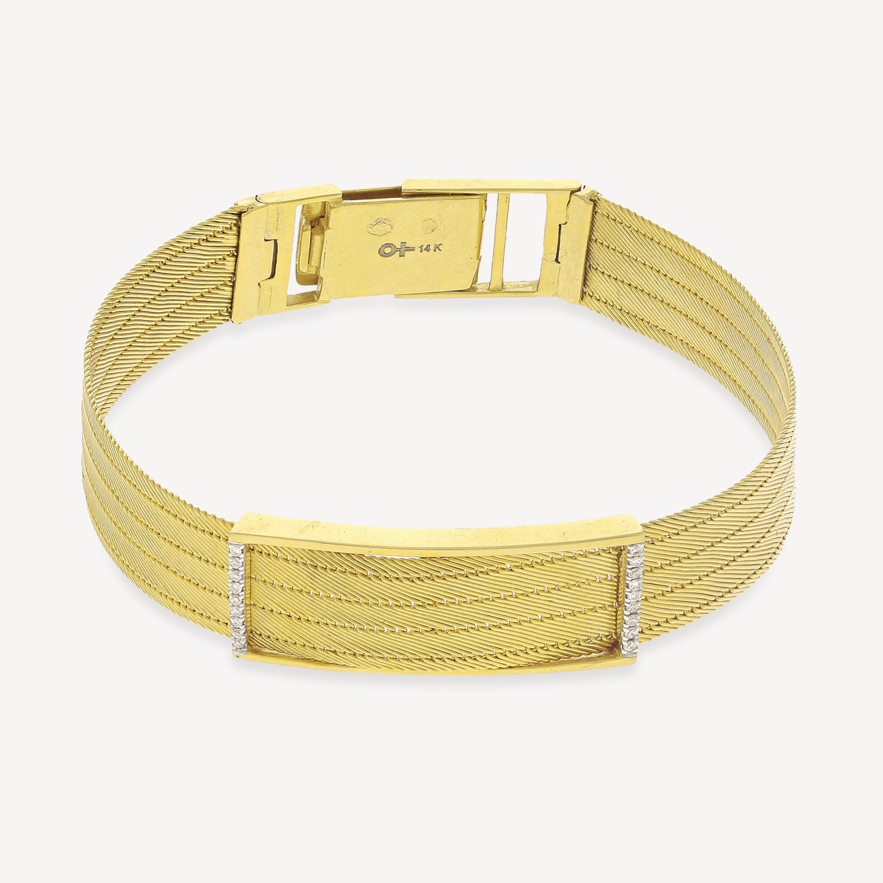 Bracelet Buckle with Diamonds