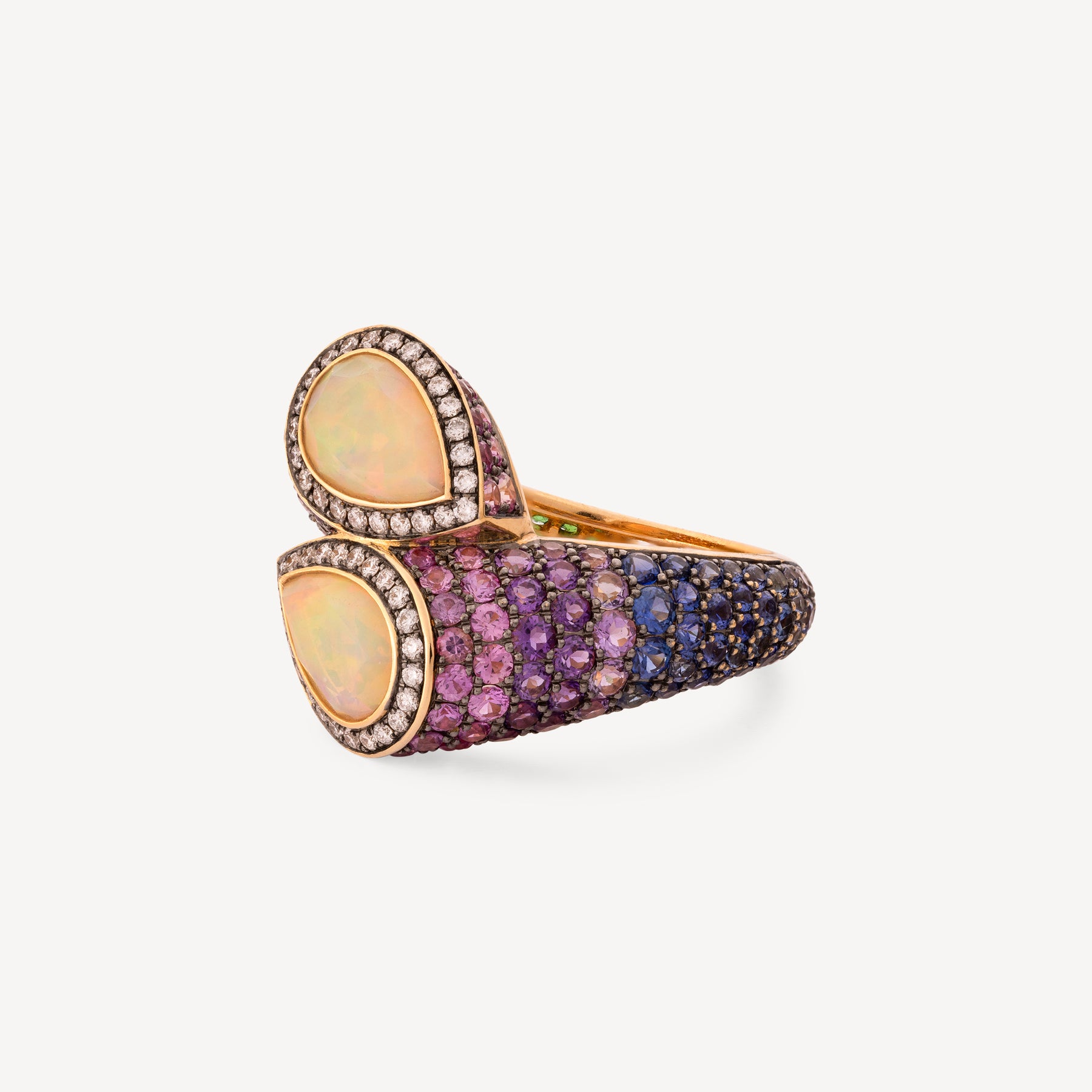 Rainbow You and Me Ring