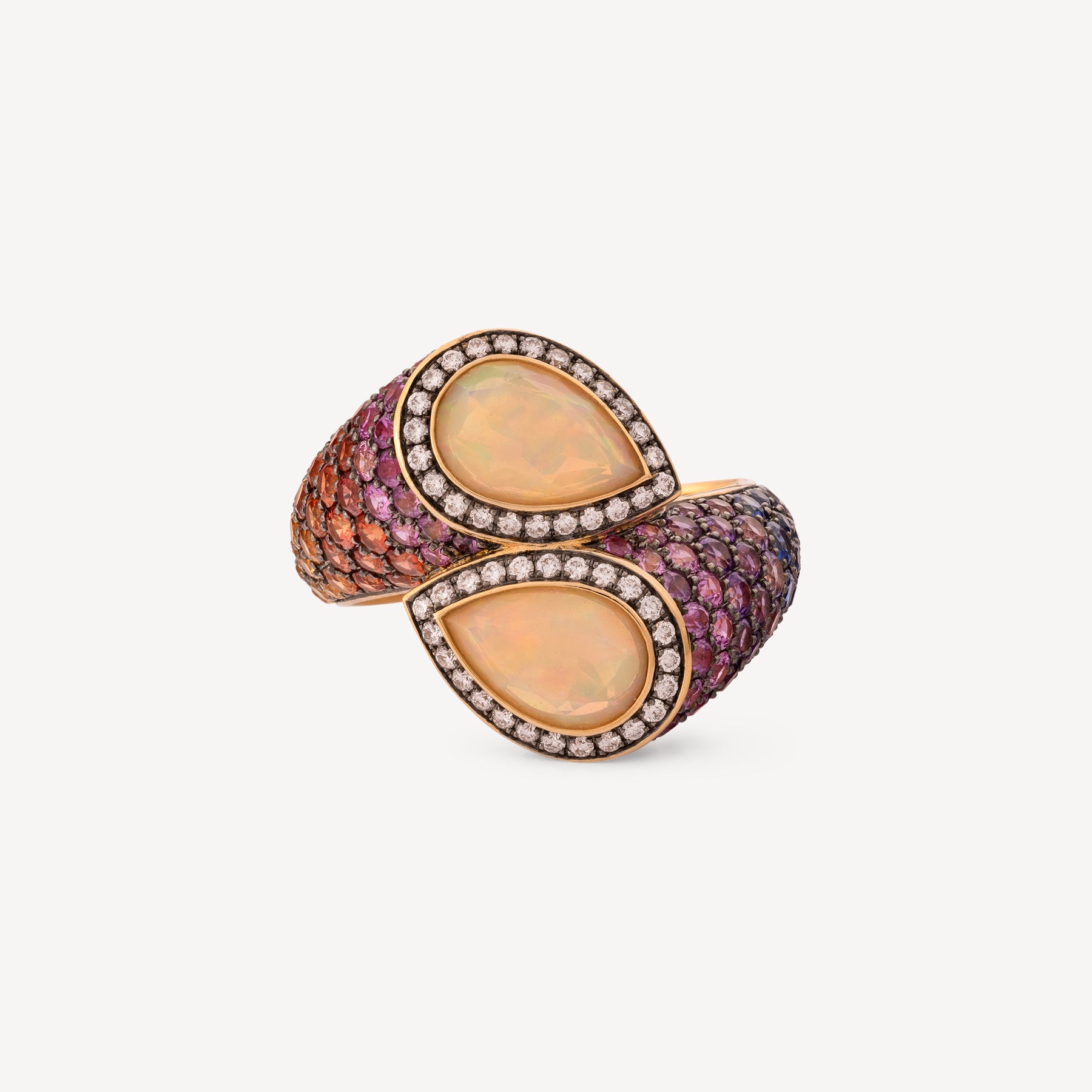Rainbow You and Me Ring