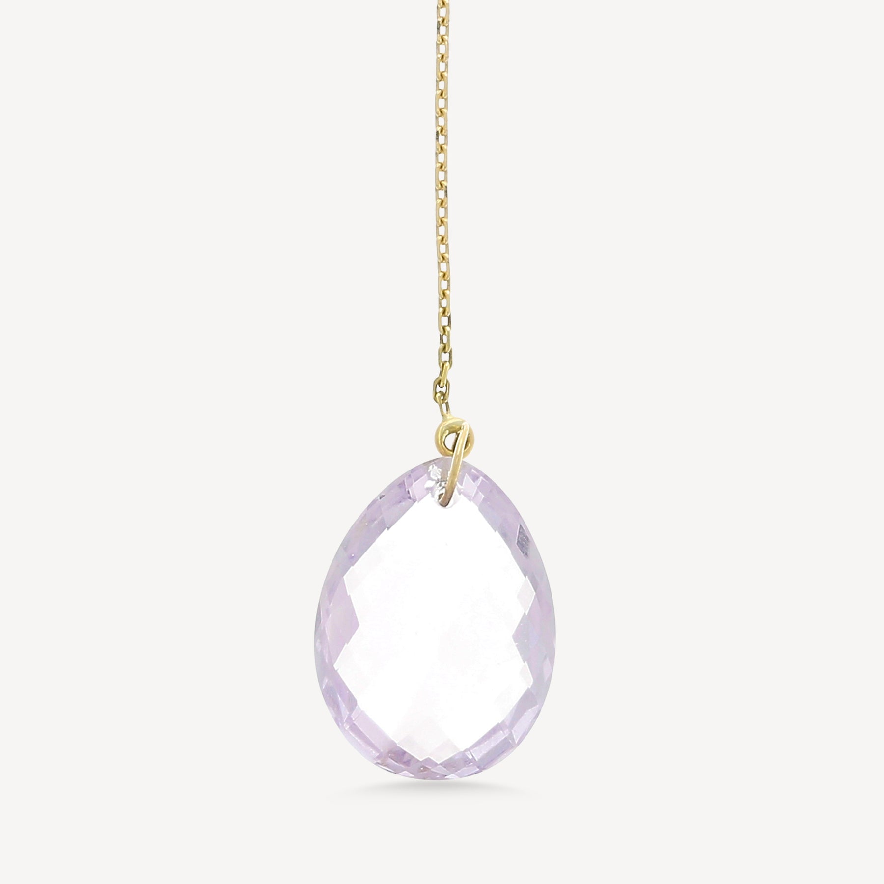 Boucles d'oreilles Améthystes Claires