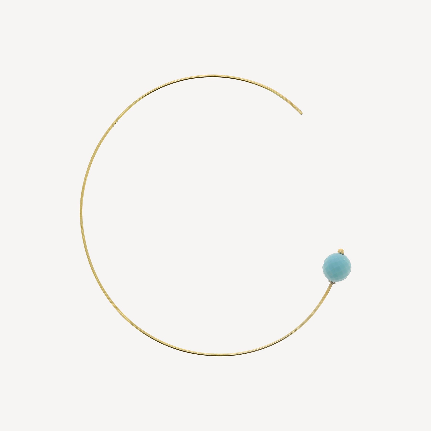 Boucles d'oreilles Perle Turquoise