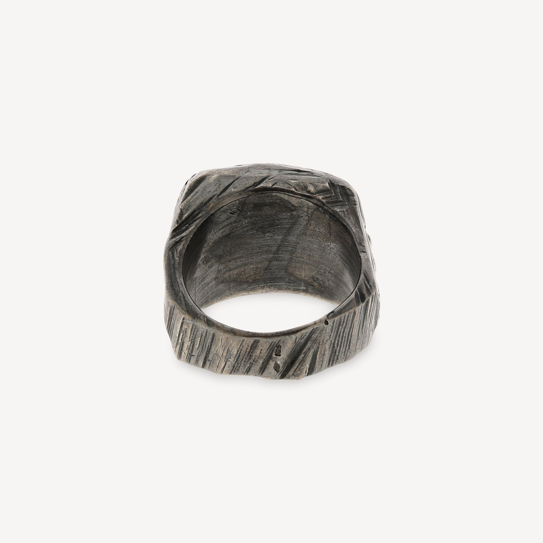 Siegelring mit Saphir-Goldglanz