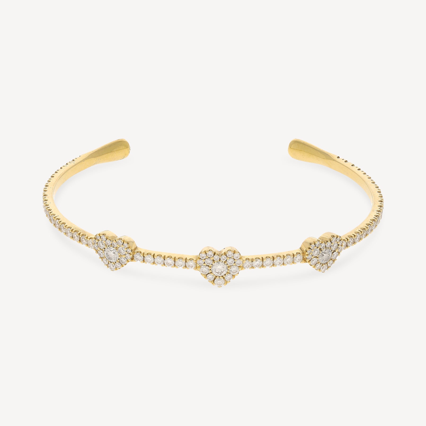 Bracelet Coeur Or Jaune