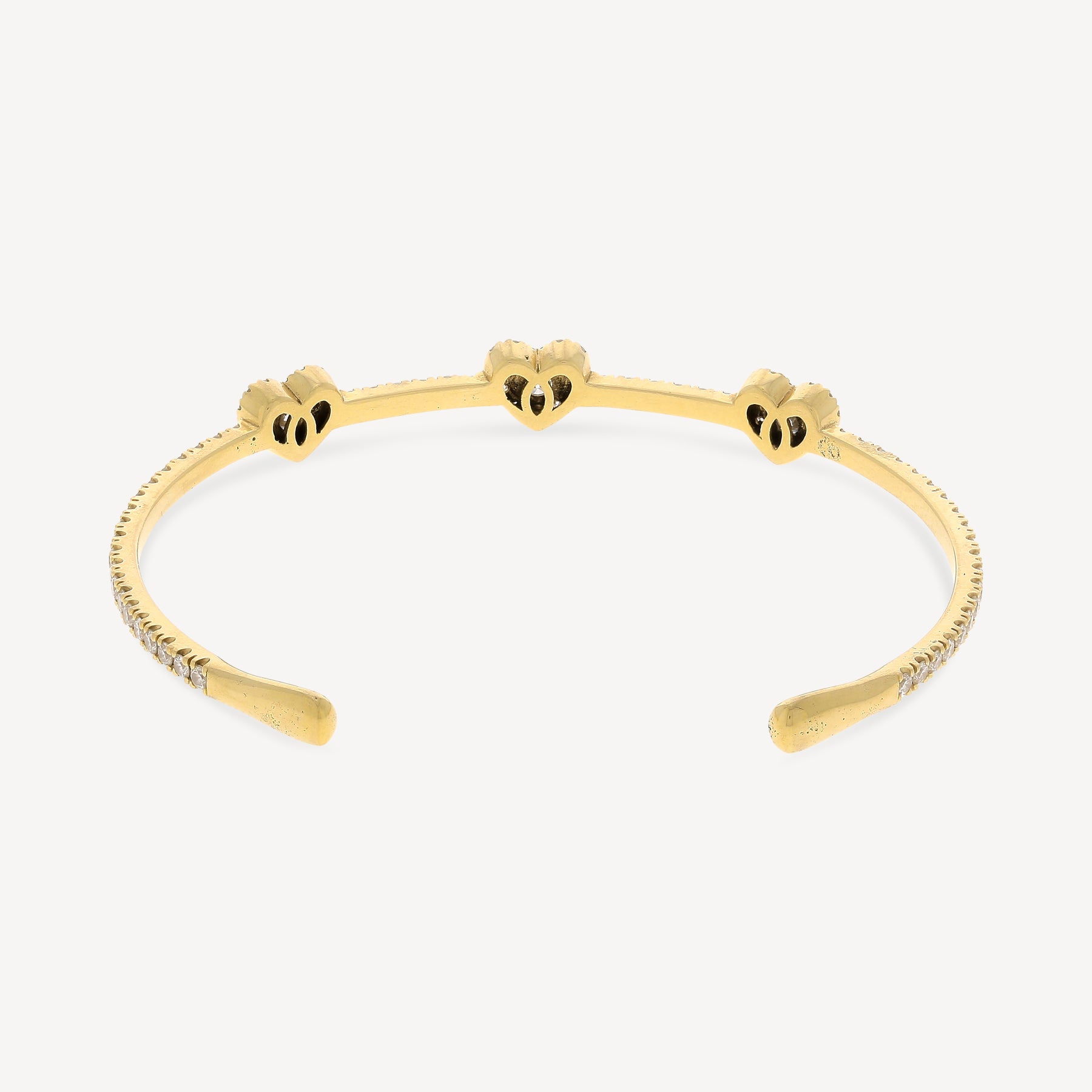 Bracelet Coeur Or Jaune