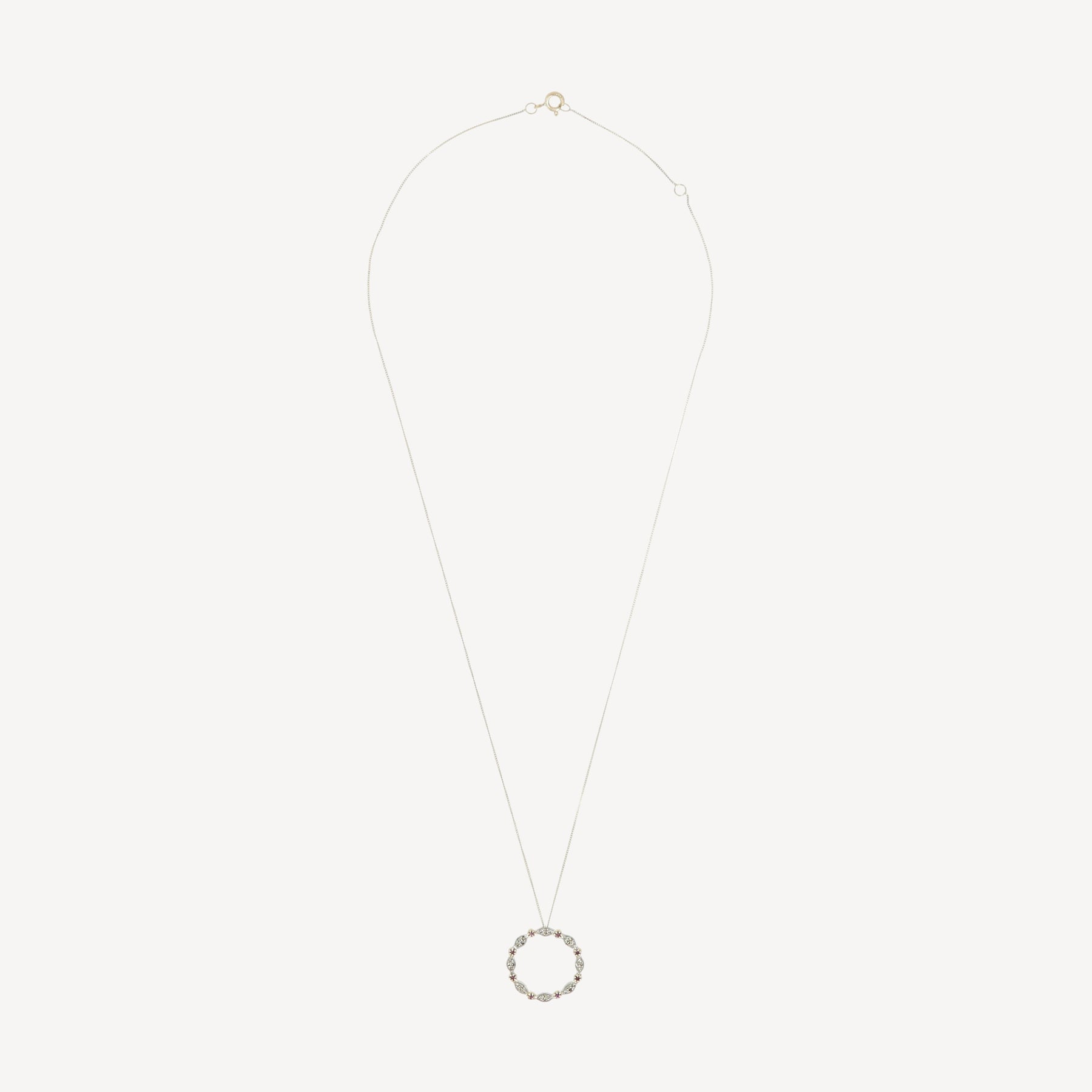 Collier Ava n°2 Saphir Rose
