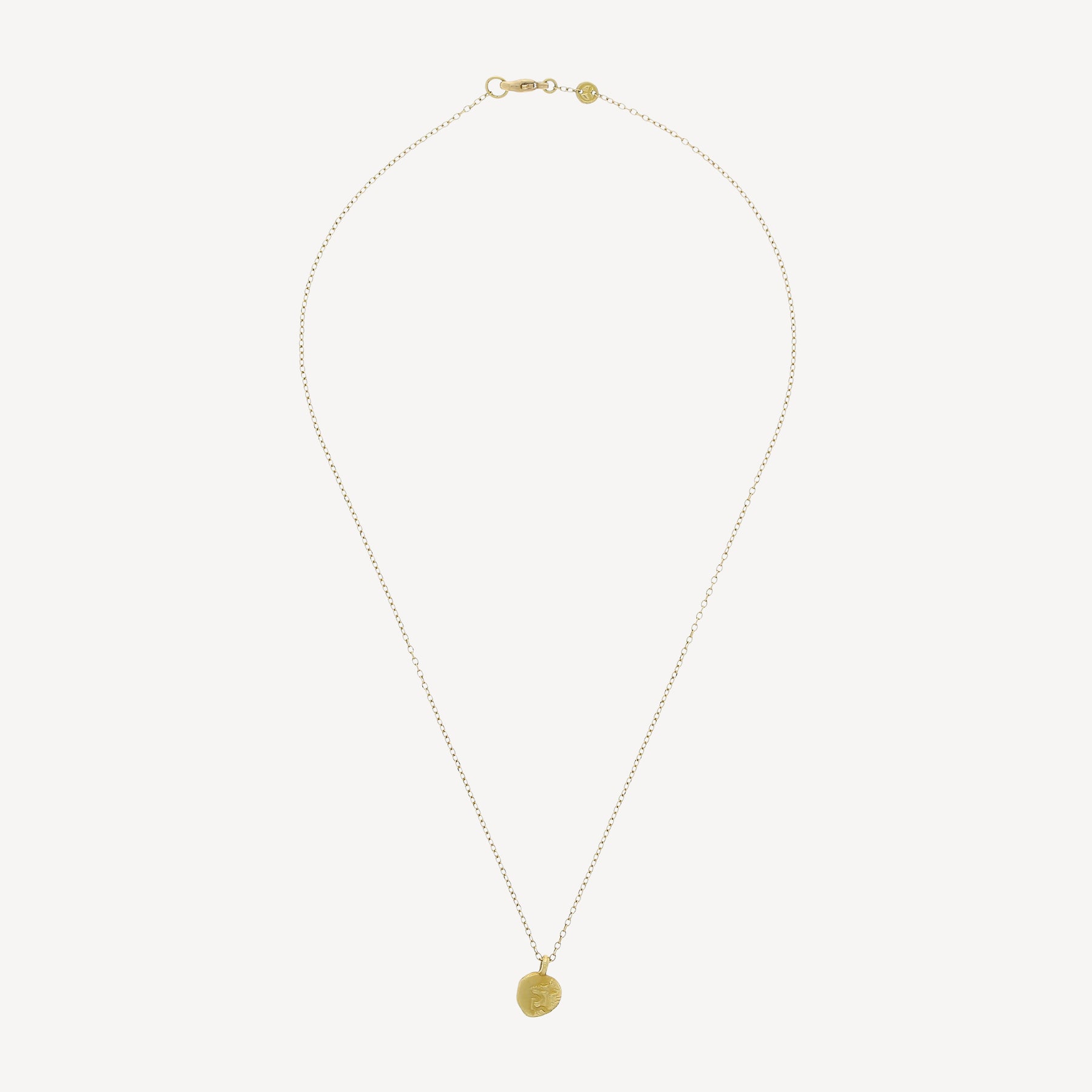 Collier Médailel Etoile Lion