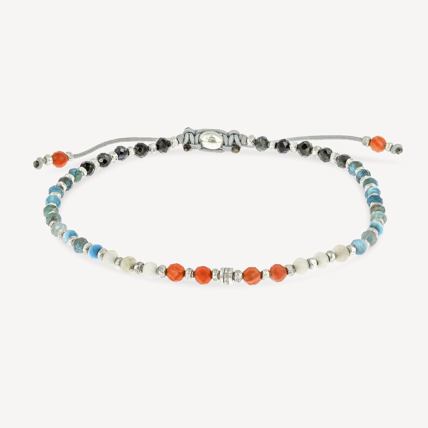 Kristallarmband mit rotem Muster