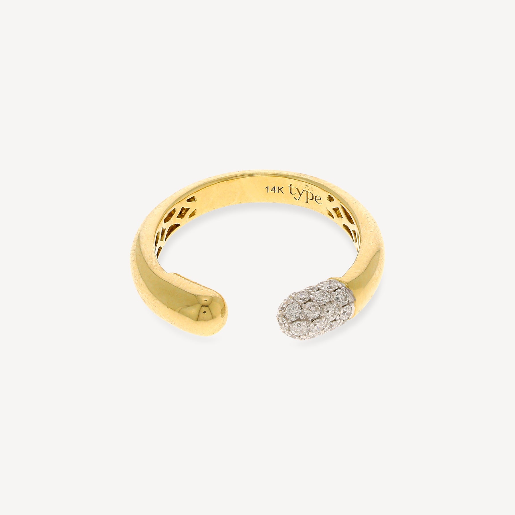 Bague Diamond Tube