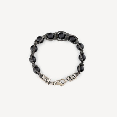 Black Bead Bracelet