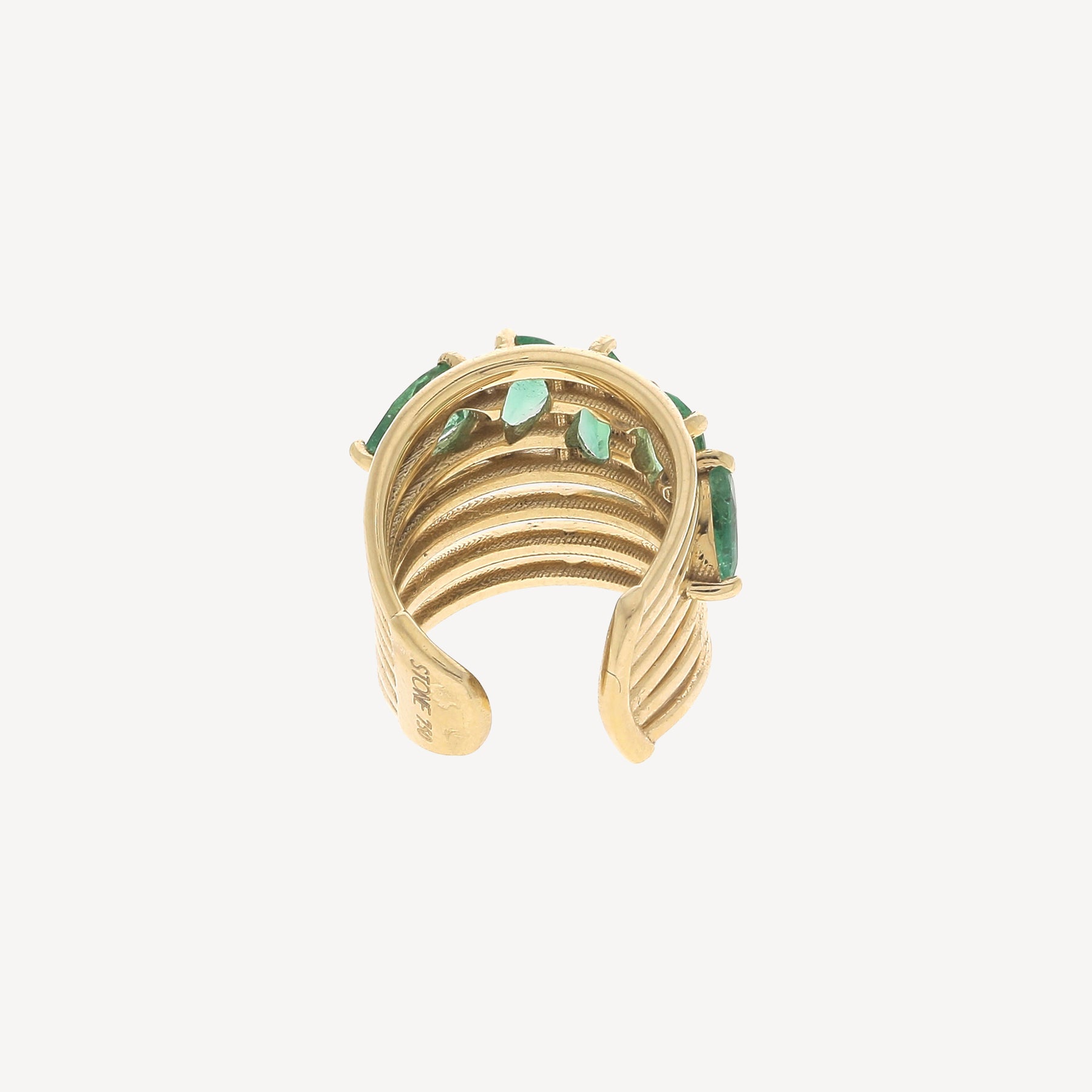 Earcuff Cluster Emeraude