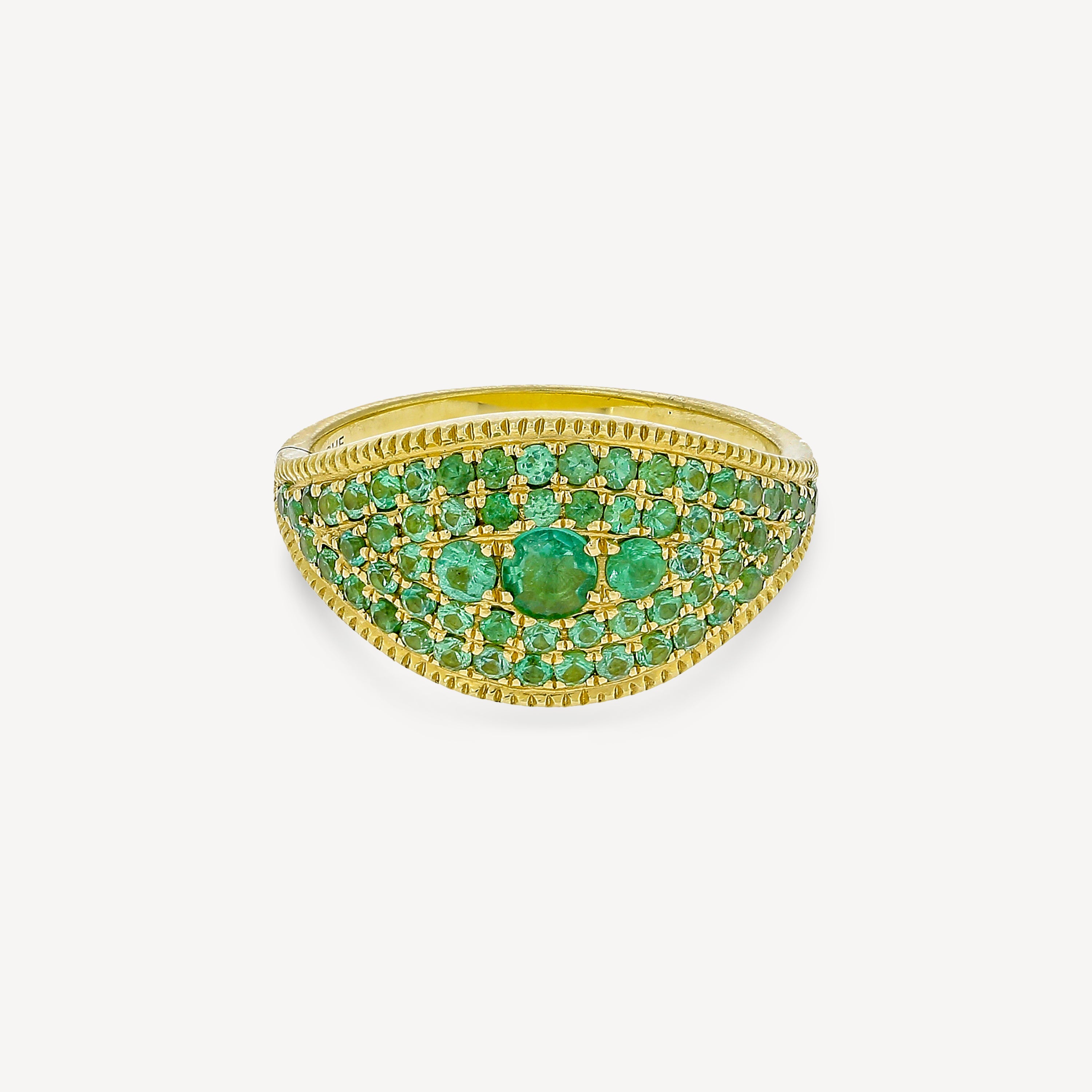 Emerald Soccer Ring