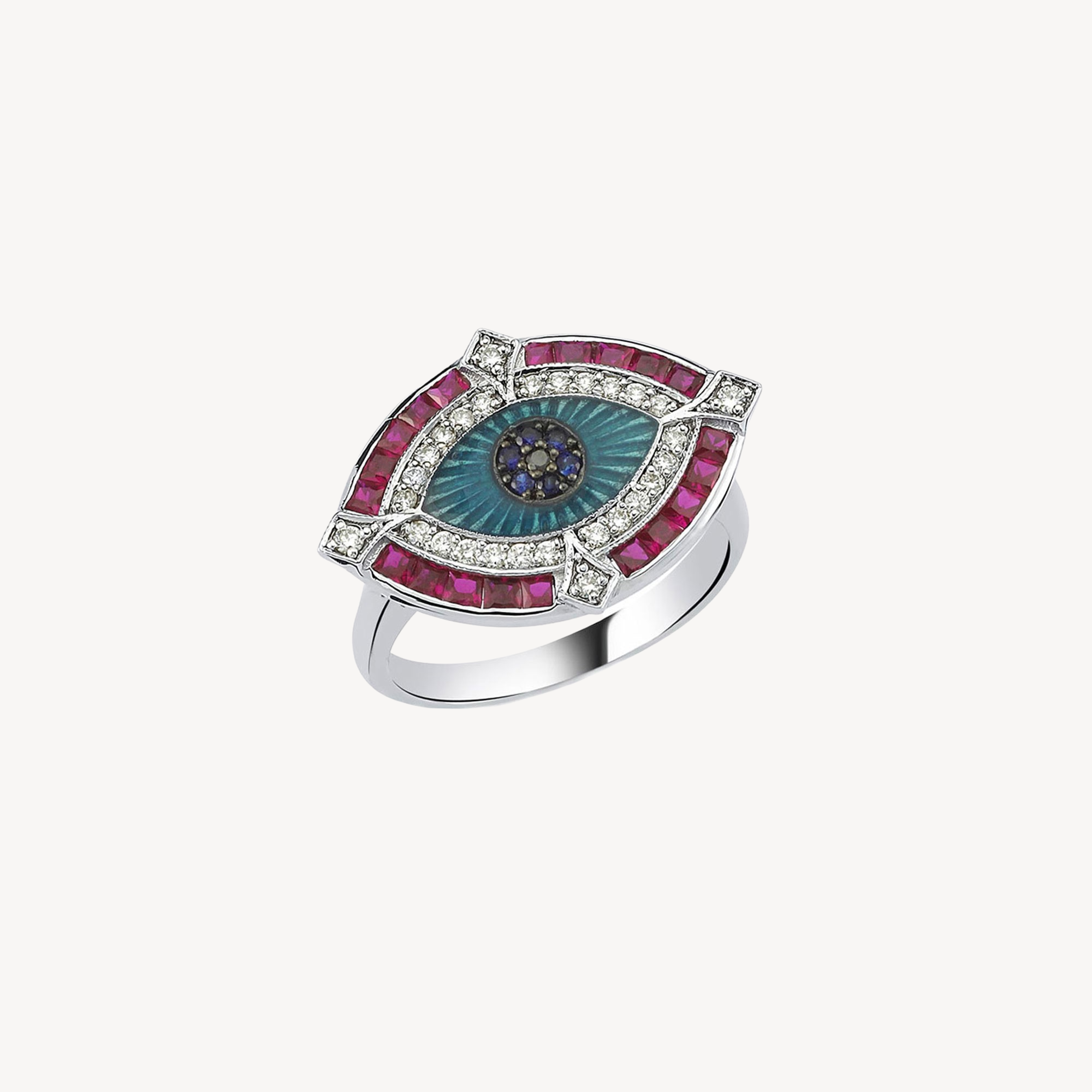 Guardian Ruby Diamond Ring