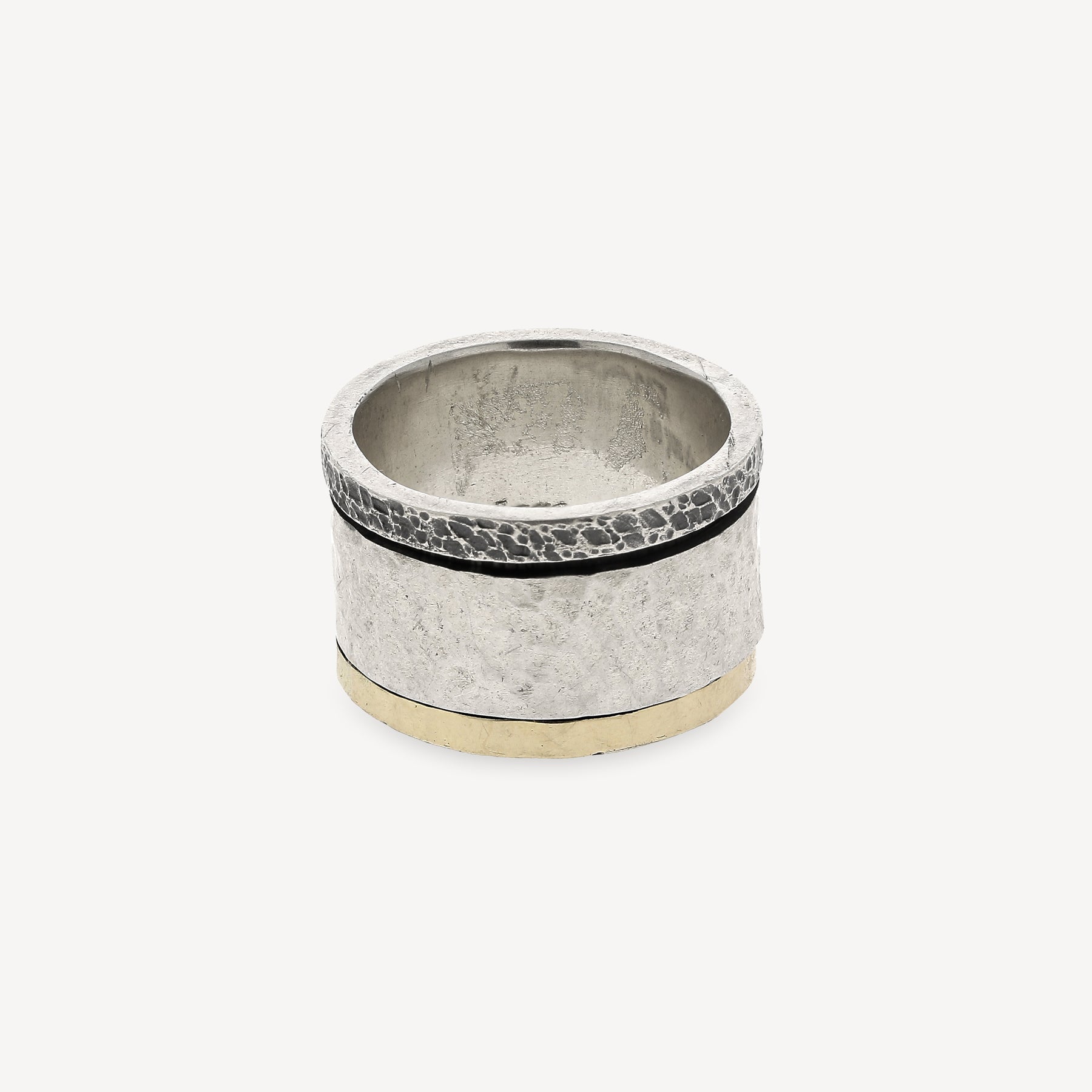Bague Argent et Or Jaune